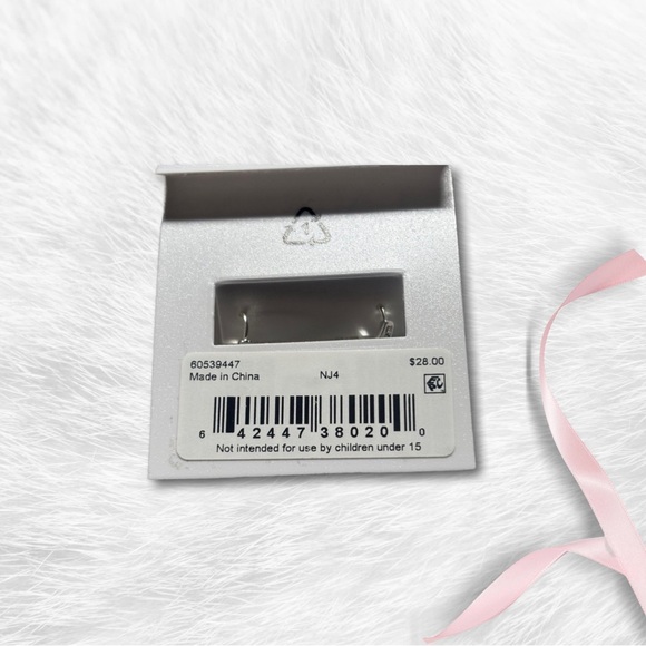 Lauren Ralph Lauren Silver Tone Stud Earrings - Picture 2 of 4